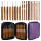 20 Pieces Bamboo Crochet Hooks, Lightweight and Eco-Friendly of Full Gift Set with Crochet Hooks Bag, Crochet Hooks for Crocheting